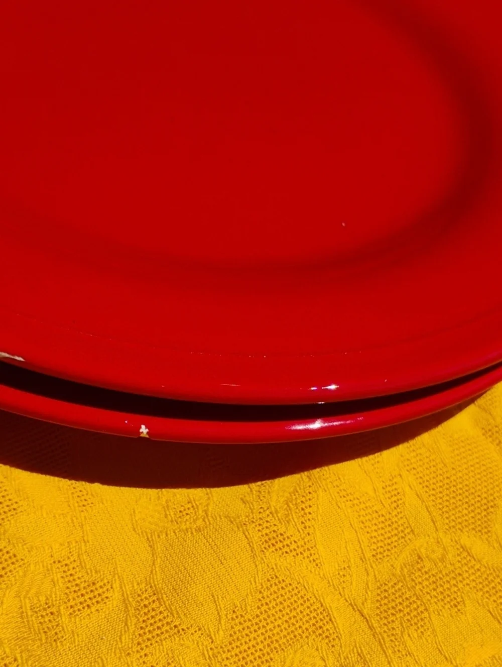 Crate & Barrel REALLY RED RETIRED EPLC 10 1/2”